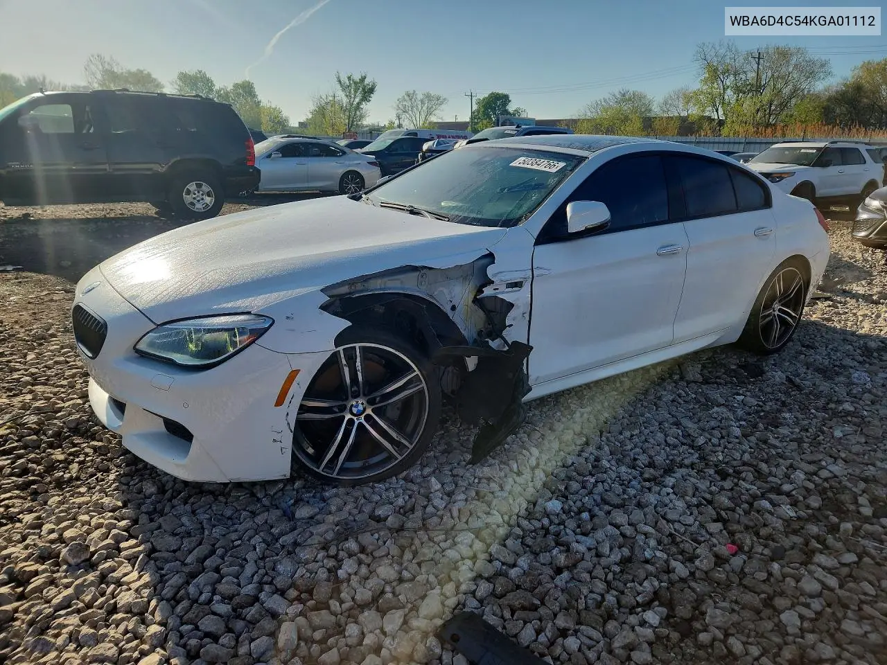 2019 BMW 650 I Gran Coupe VIN: WBA6D4C54KGA01112 Lot: 50384766