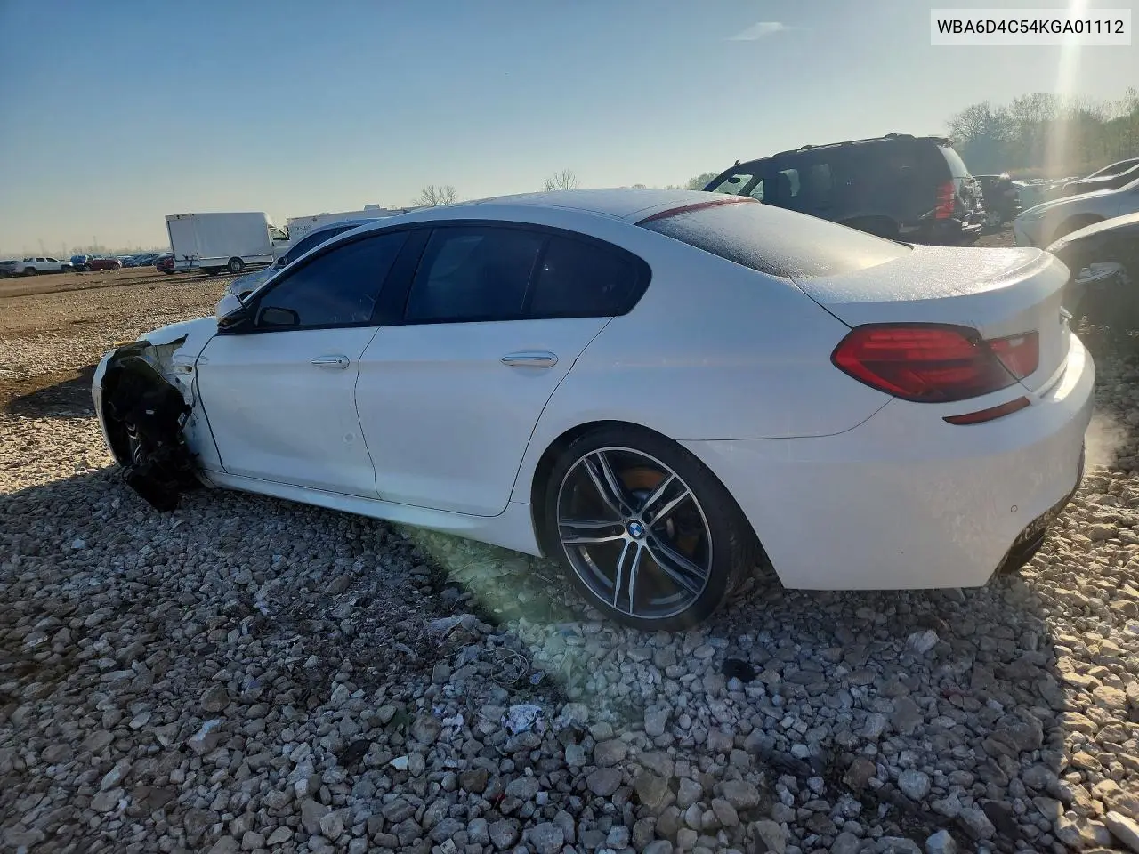 2019 BMW 650 I Gran Coupe VIN: WBA6D4C54KGA01112 Lot: 50384766