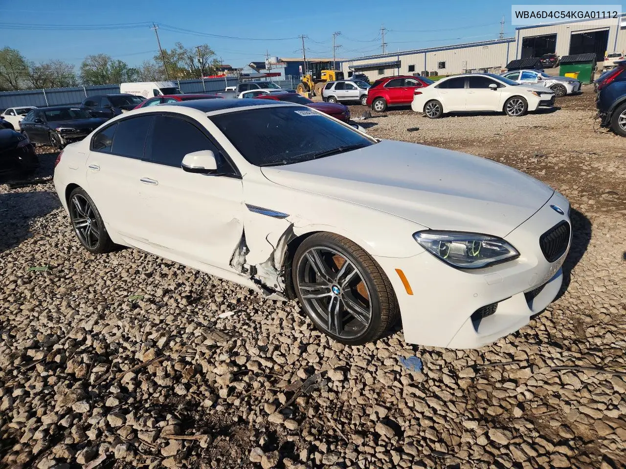 2019 BMW 650 I Gran Coupe VIN: WBA6D4C54KGA01112 Lot: 50384766
