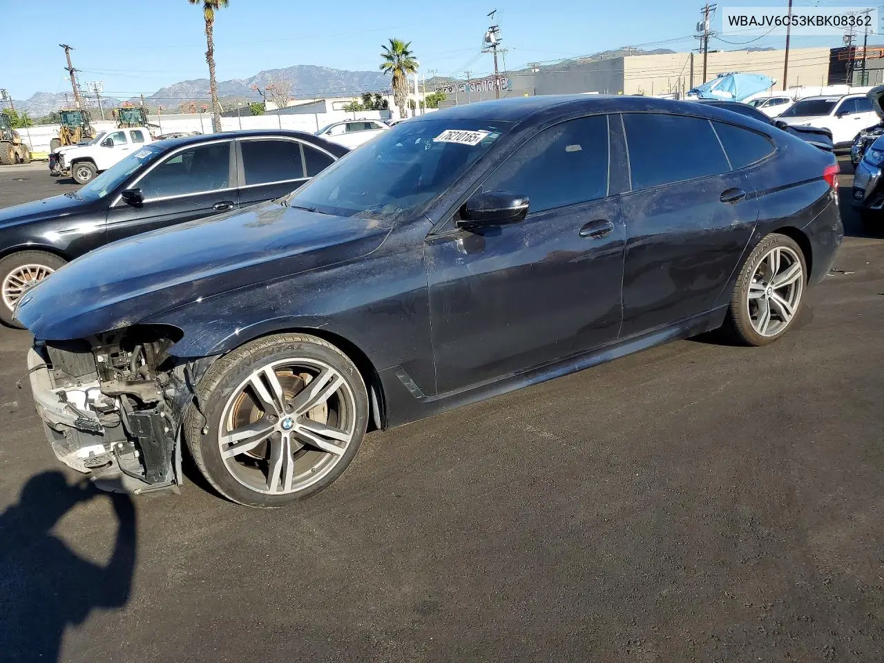 2019 BMW 640 Xigt VIN: WBAJV6C53KBK08362 Lot: 76210165