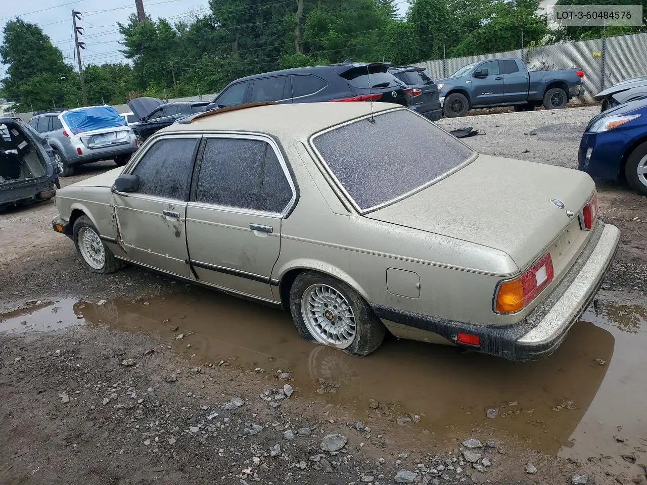 1984 BMW 7 Series VIN: WBAFF7402E7398321 Lot: 60484576