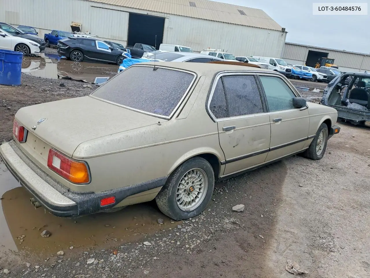 1984 BMW 7 Series VIN: WBAFF7402E7398321 Lot: 60484576