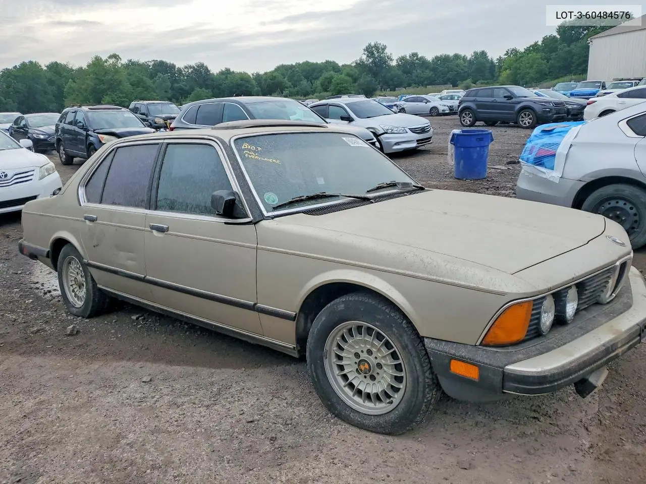 1984 BMW 7 Series VIN: WBAFF7402E7398321 Lot: 60484576