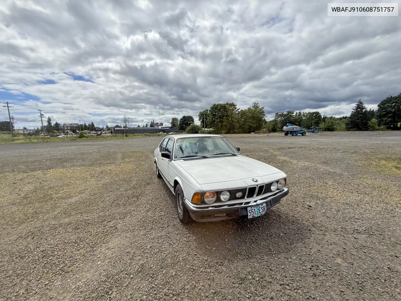1985 BMW 745 I VIN: WBAFJ910608751757 Lot: 56183876