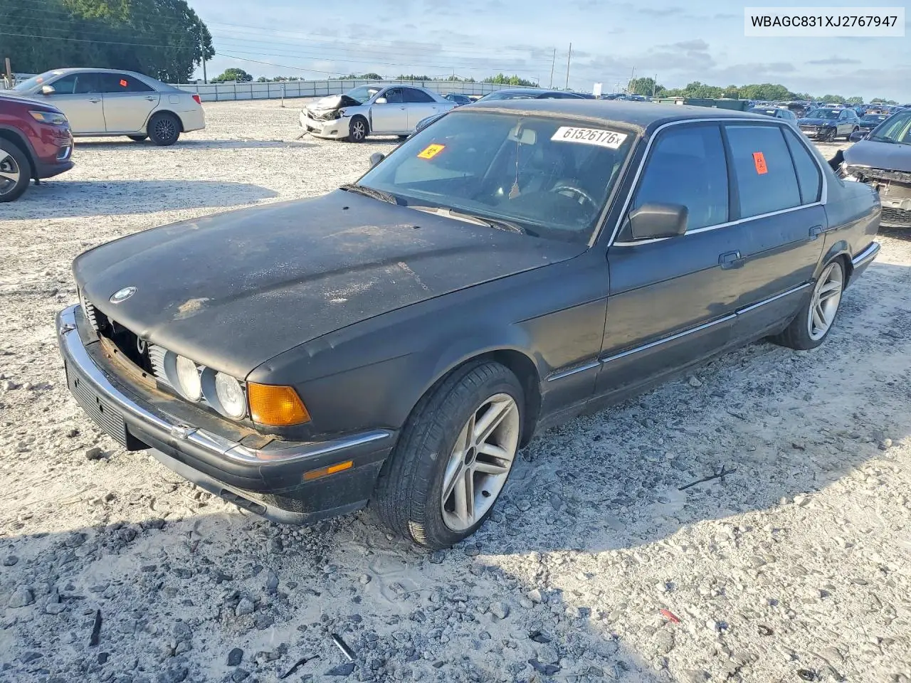 1988 BMW 750 Il VIN: WBAGC831XJ2767947 Lot: 61526176