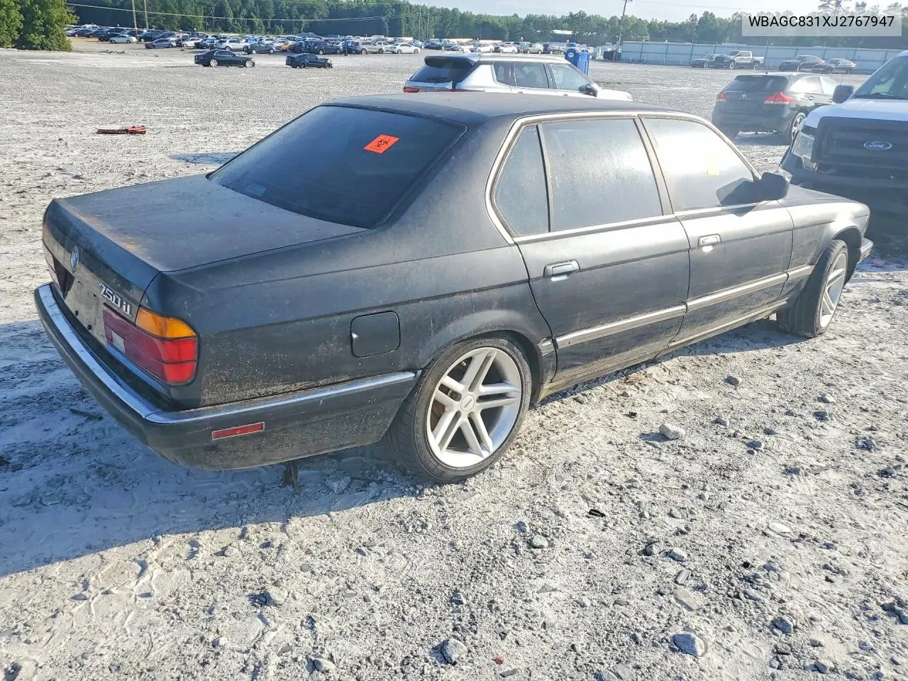 1988 BMW 750 Il VIN: WBAGC831XJ2767947 Lot: 61526176