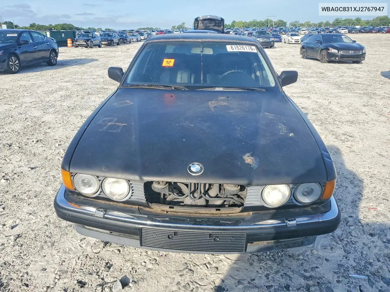 1988 BMW 750 Il VIN: WBAGC831XJ2767947 Lot: 61526176