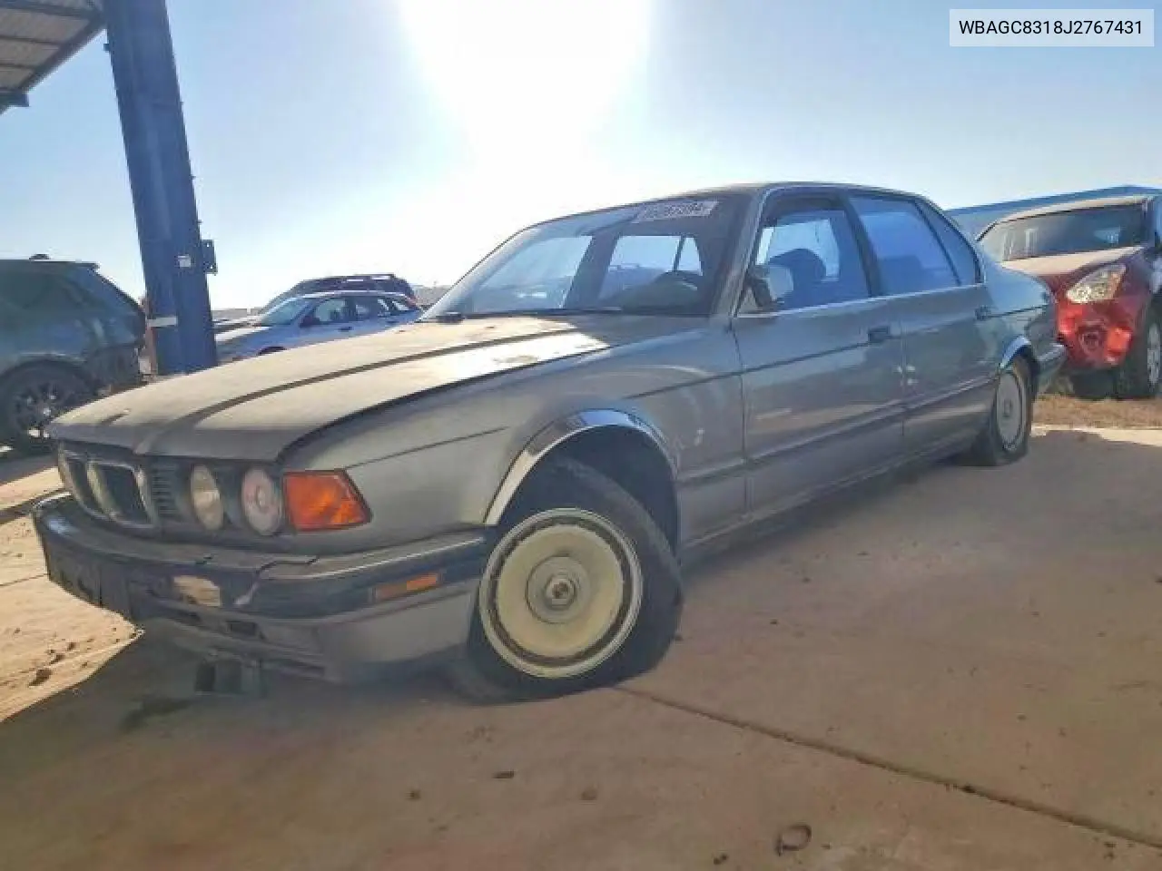 1988 BMW 750 Il VIN: WBAGC8318J2767431 Lot: 85451745