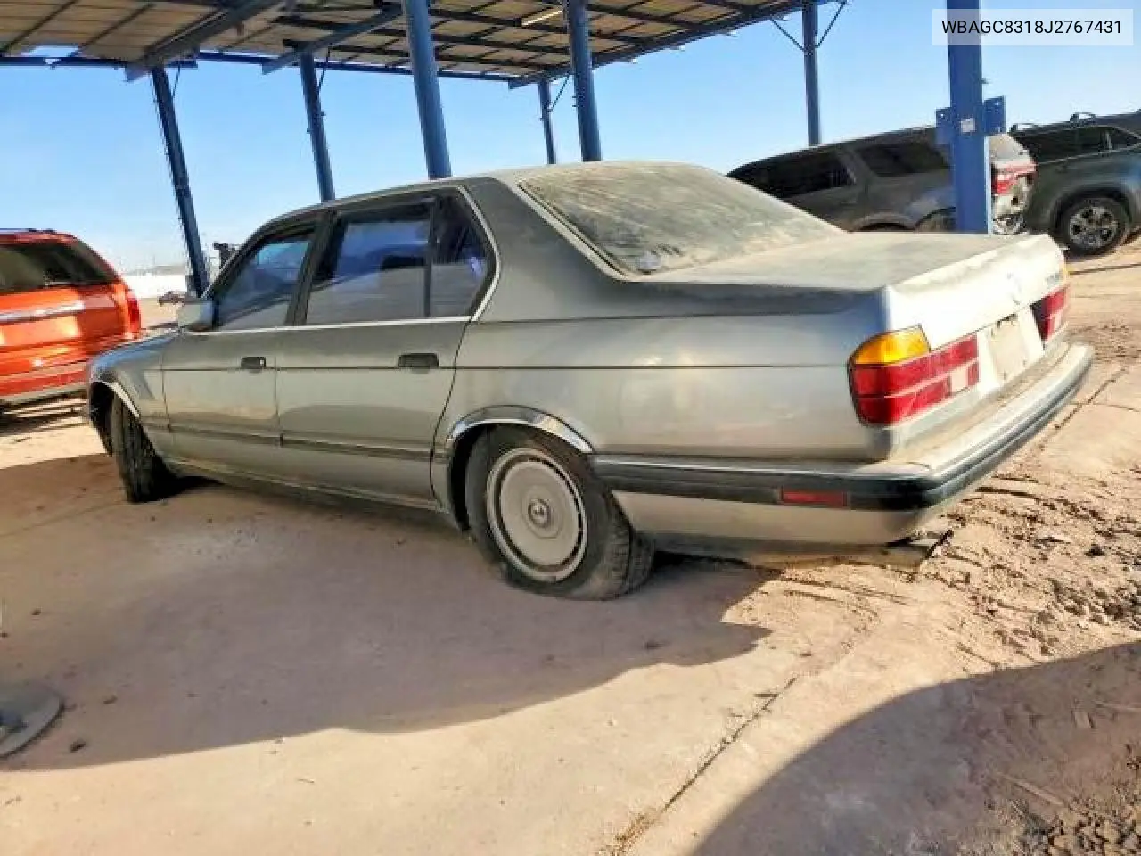 1988 BMW 750 Il VIN: WBAGC8318J2767431 Lot: 85451745