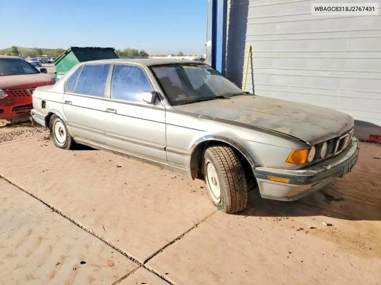 1988 BMW 750 Il VIN: WBAGC8318J2767431 Lot: 85451745