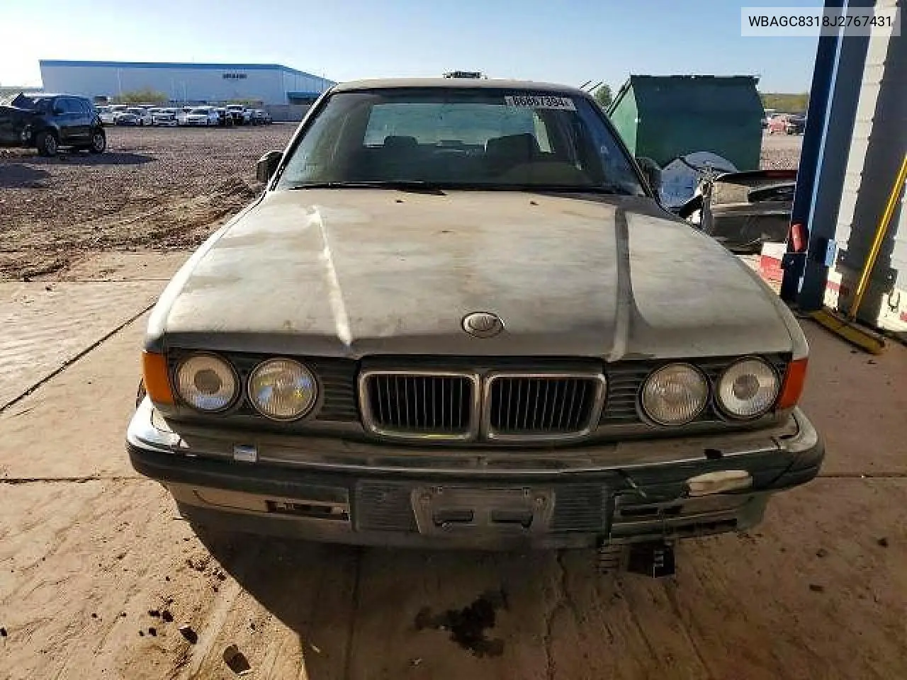 1988 BMW 750 Il VIN: WBAGC8318J2767431 Lot: 85451745