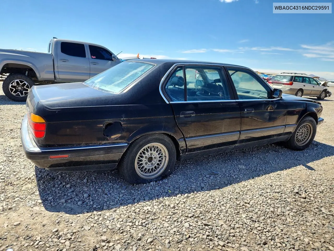 1992 BMW 735 Il VIN: WBAGC4316NDC29591 Lot: 85985945