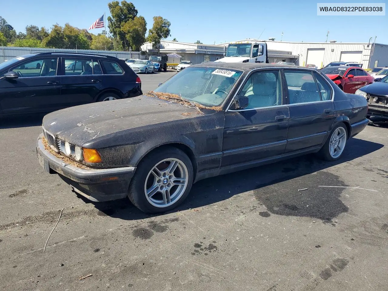 1993 BMW 740 Il Automatic VIN: WBAGD8322PDE83038 Lot: 58849816