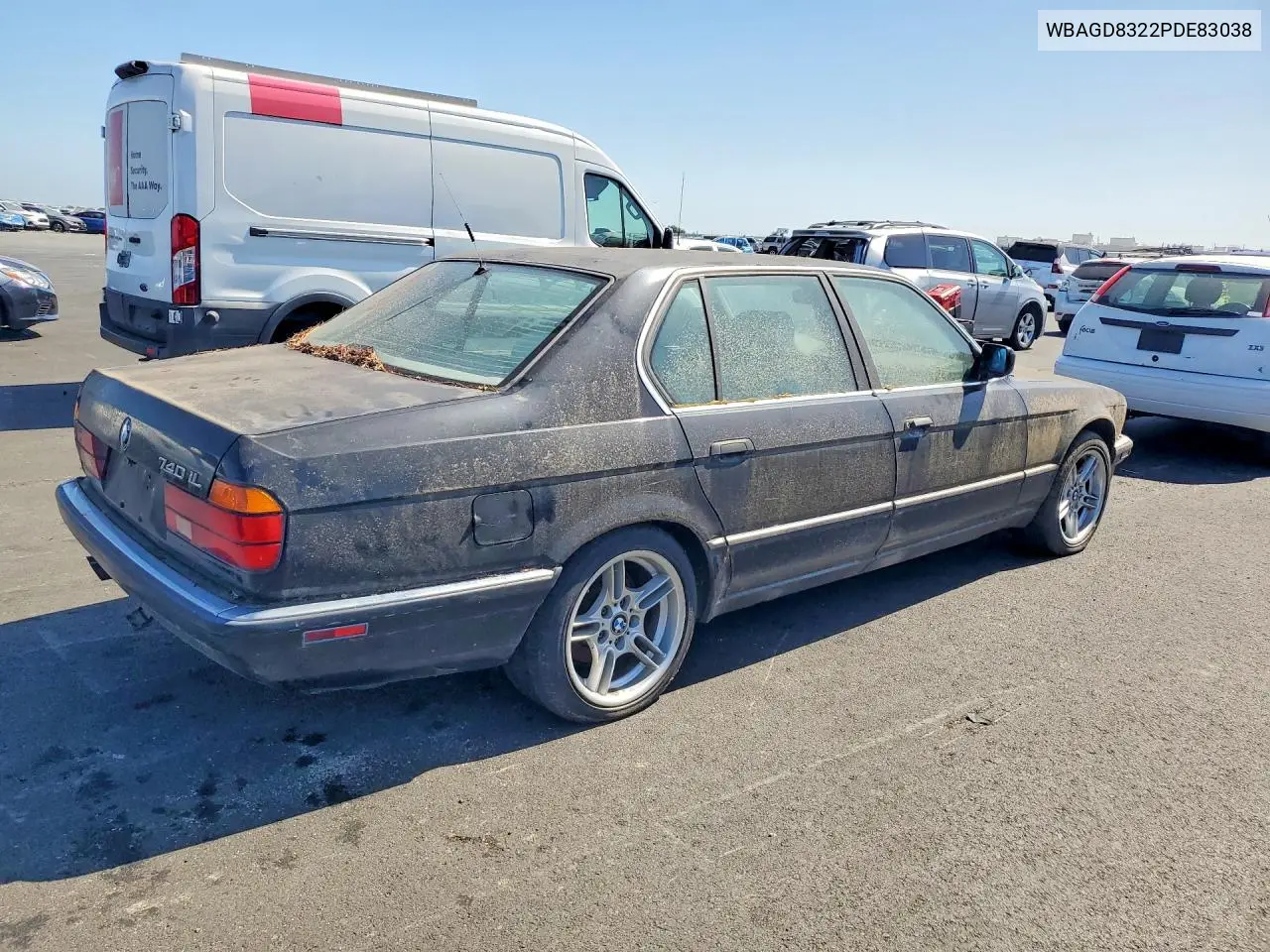1993 BMW 740 Il Automatic VIN: WBAGD8322PDE83038 Lot: 58849816