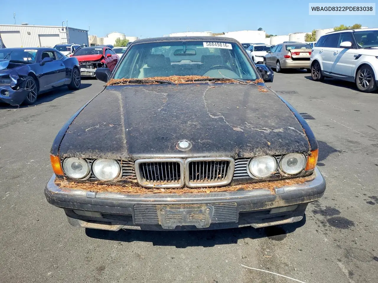 1993 BMW 740 Il Automatic VIN: WBAGD8322PDE83038 Lot: 58849816