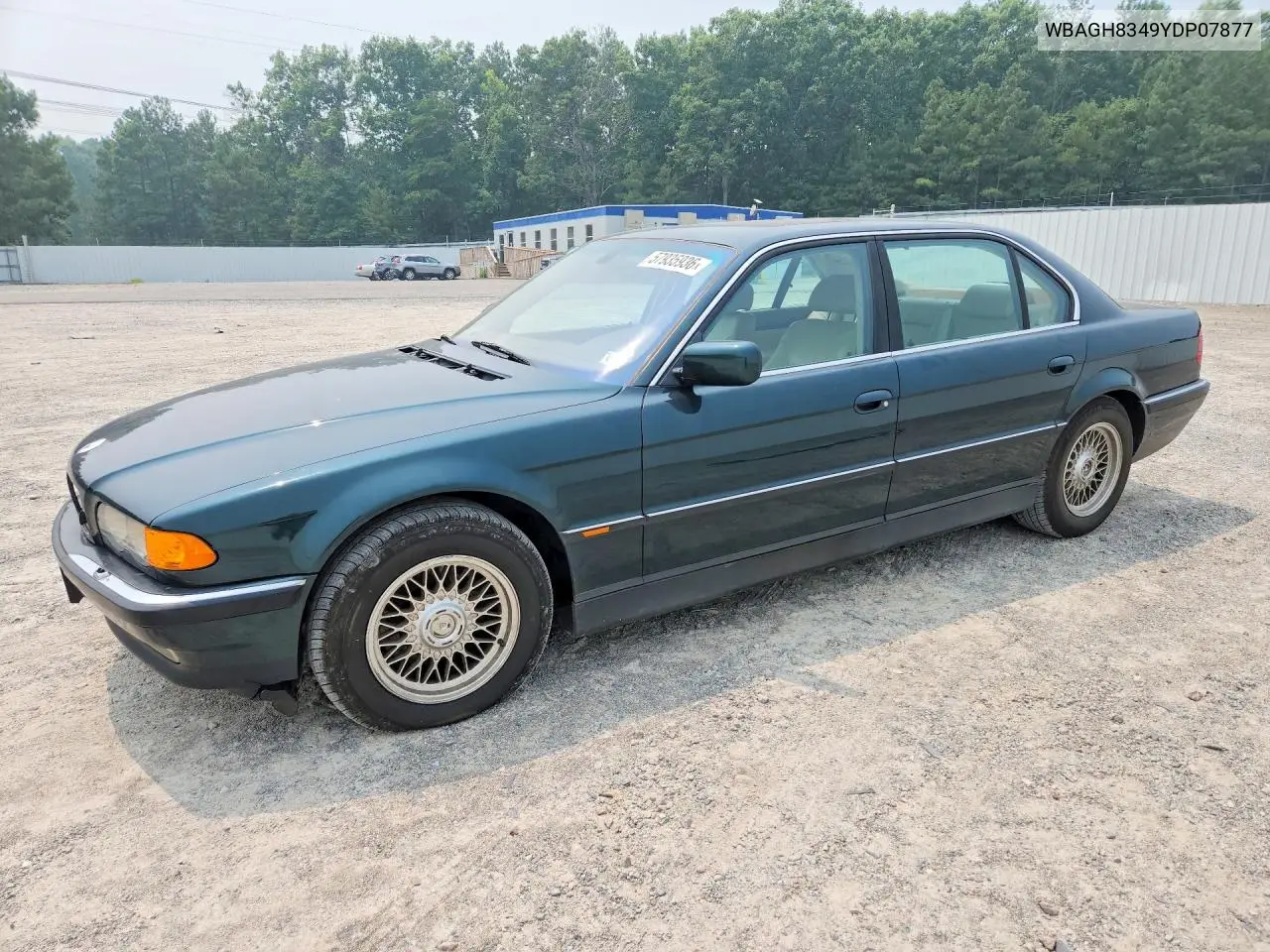 1999 BMW 740Li VIN: WBAGH8349YDP07877 Lot: 57935936
