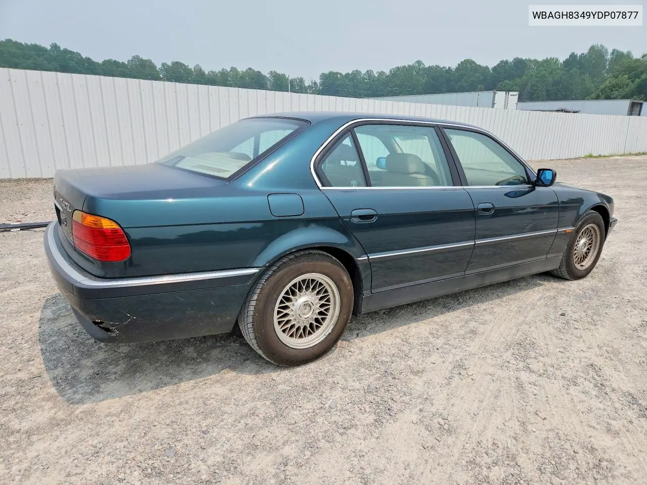 1999 BMW 740Li VIN: WBAGH8349YDP07877 Lot: 57935936
