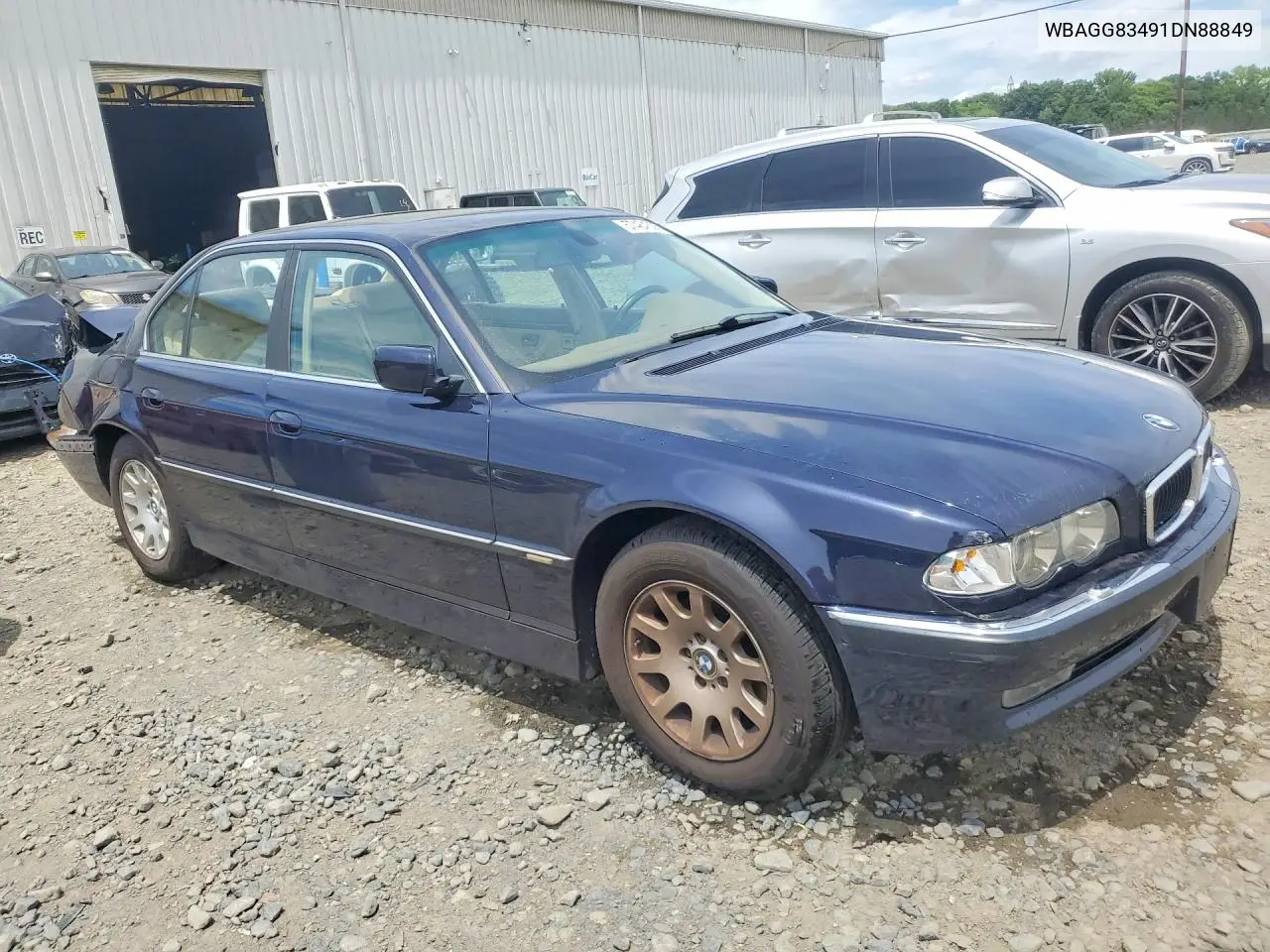2001 BMW 740 I Automatic VIN: WBAGG83491DN88849 Lot: 57484326