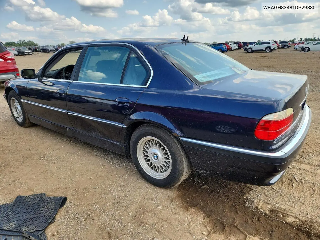 2001 BMW 740 Il VIN: WBAGH83481DP29830 Lot: 60244276