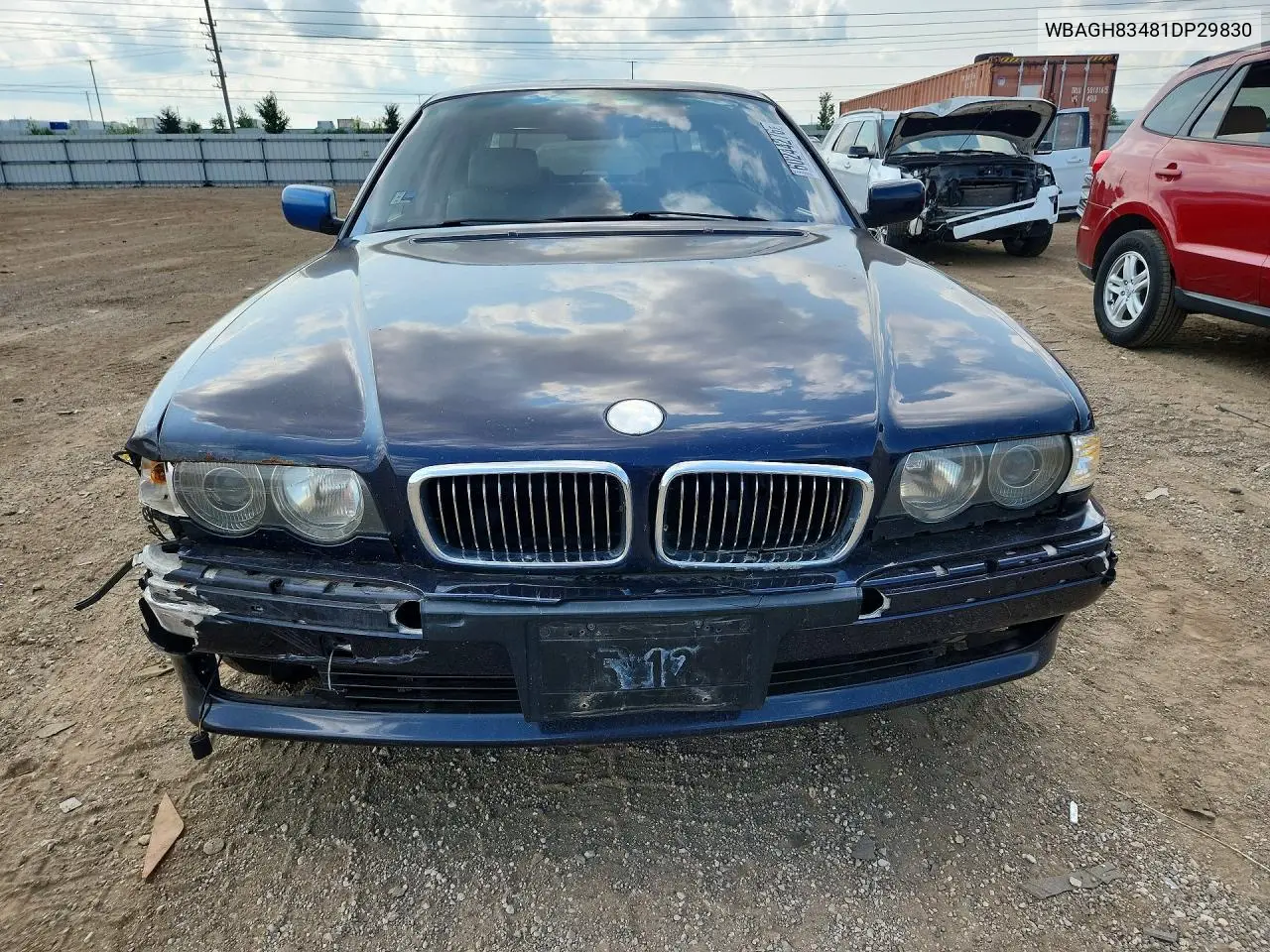 2001 BMW 740 Il VIN: WBAGH83481DP29830 Lot: 60244276