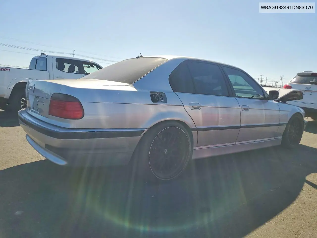 2001 BMW 740 I Automatic VIN: WBAGG83491DN83070 Lot: 61230046