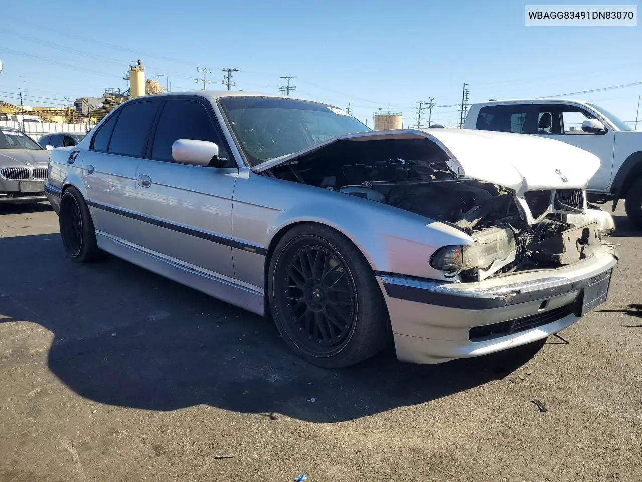 2001 BMW 740 I Automatic VIN: WBAGG83491DN83070 Lot: 61230046