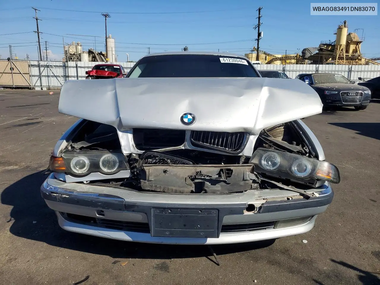 2001 BMW 740 I Automatic VIN: WBAGG83491DN83070 Lot: 61230046