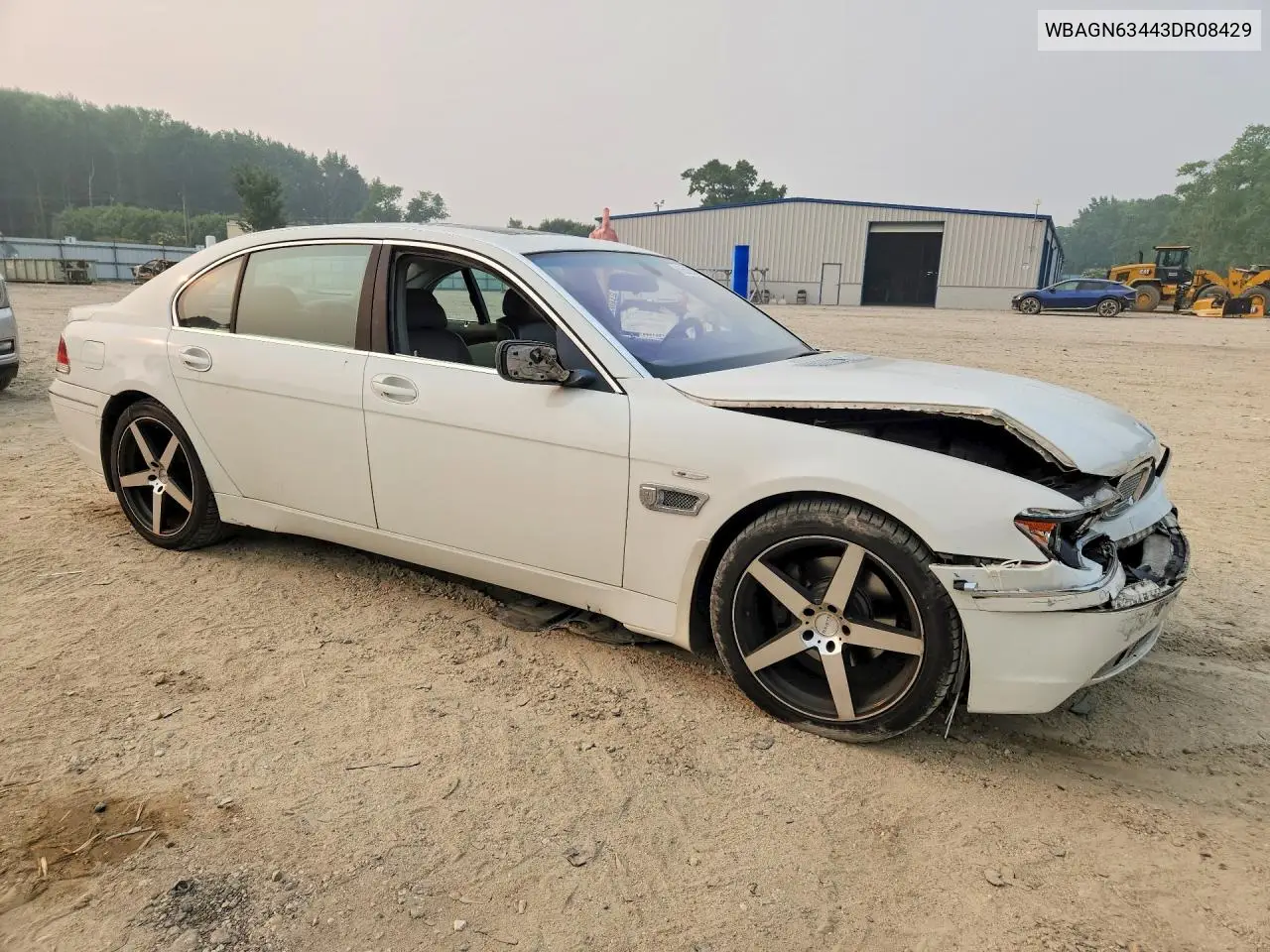 2003 BMW 745 Li VIN: WBAGN63443DR08429 Lot: 60509246