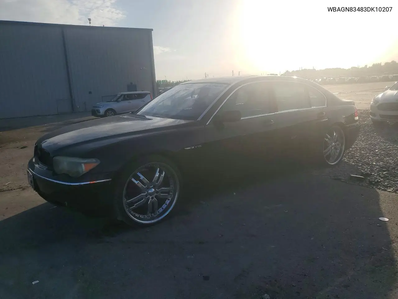 2003 BMW 760 Li VIN: WBAGN83483DK10207 Lot: 62040236