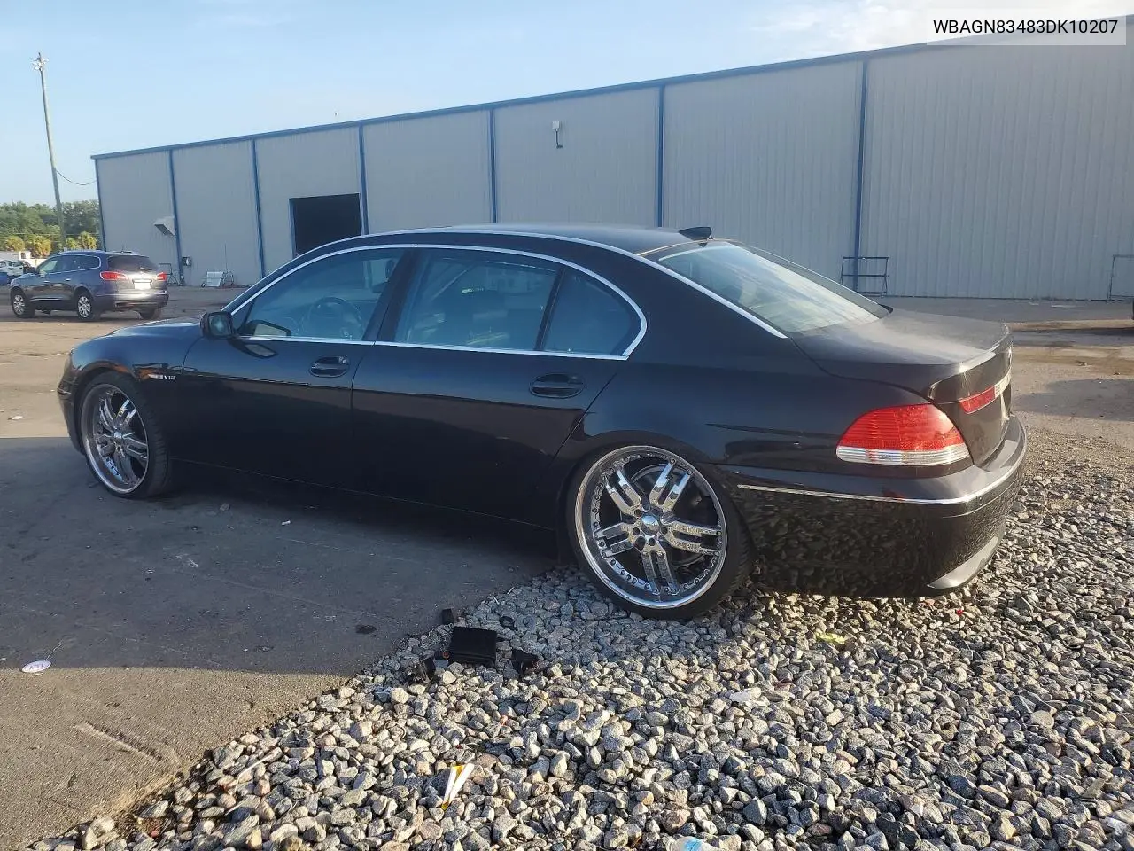 2003 BMW 760 Li VIN: WBAGN83483DK10207 Lot: 62040236