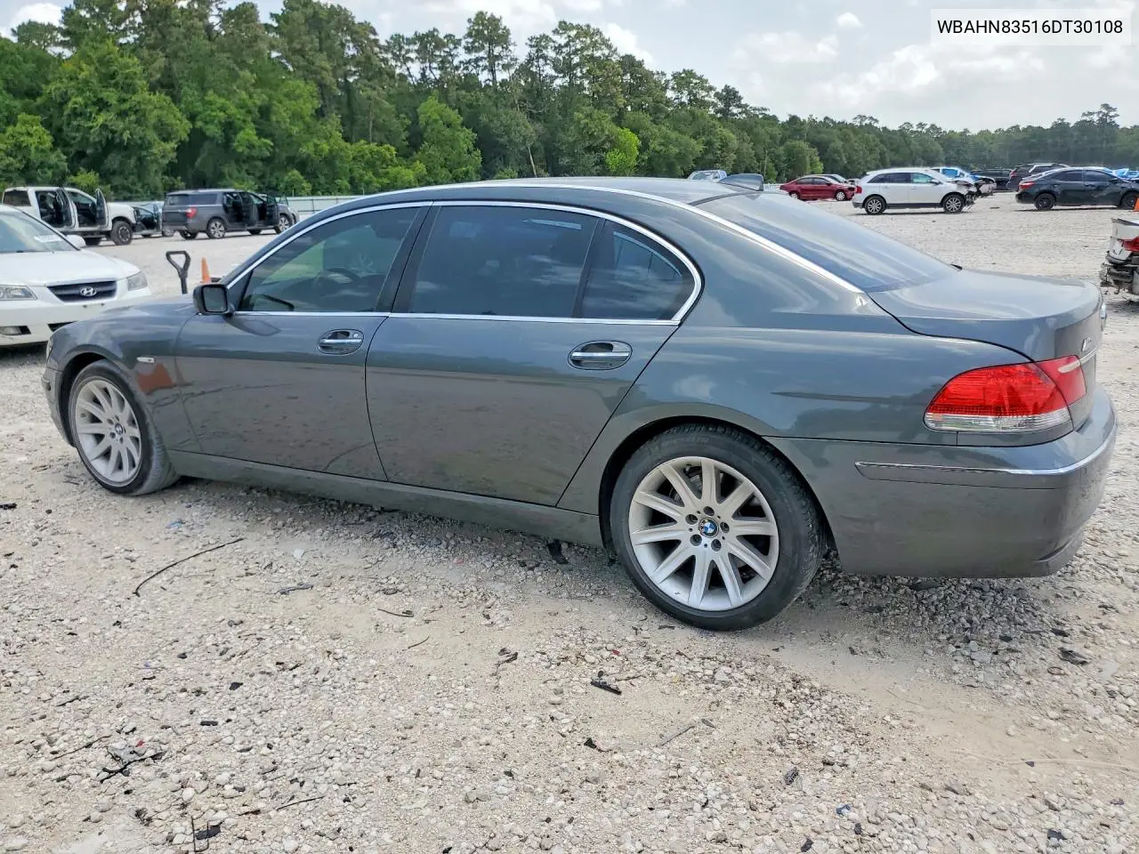 2006 BMW 750 Li VIN: WBAHN83516DT30108 Lot: 58739846