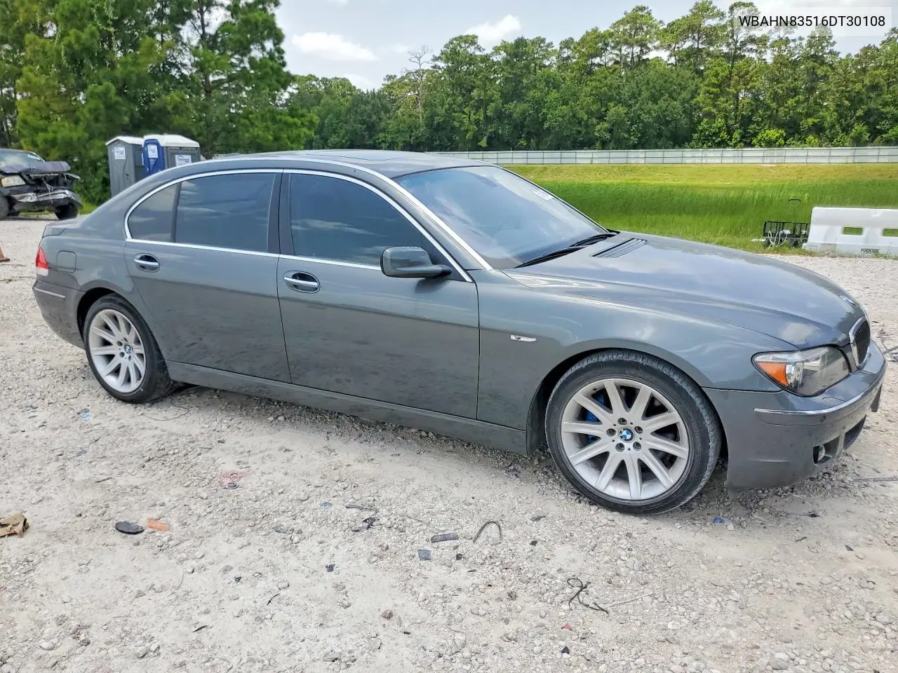 2006 BMW 750 Li VIN: WBAHN83516DT30108 Lot: 58739846
