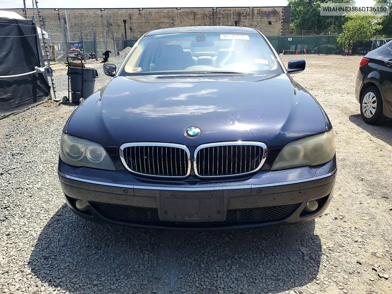 2006 BMW 750 Li VIN: WBAHN83586DT36150 Lot: 59789326