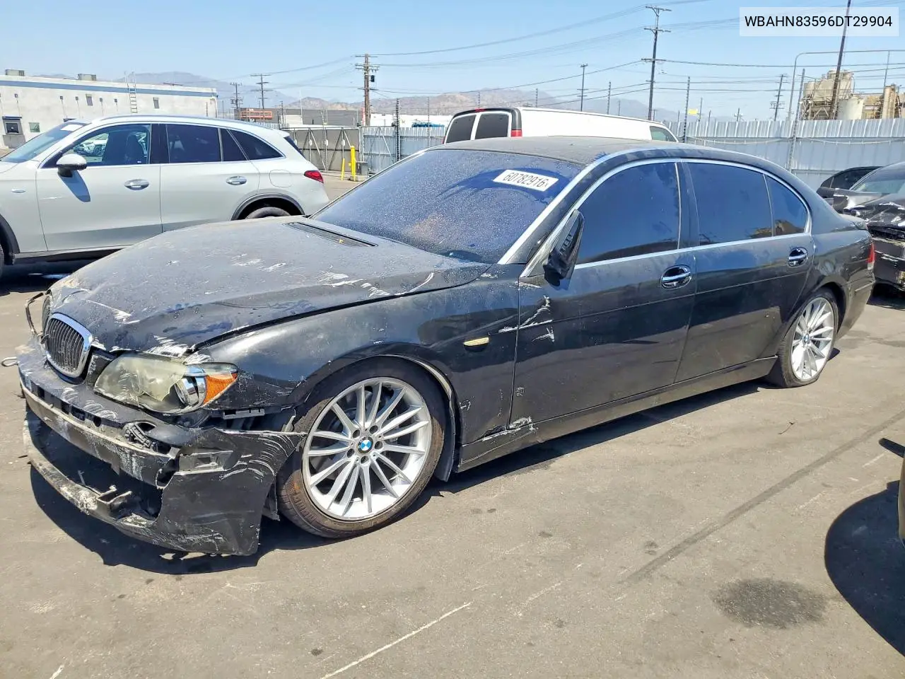 2006 BMW 750 Li VIN: WBAHN83596DT29904 Lot: 60782916
