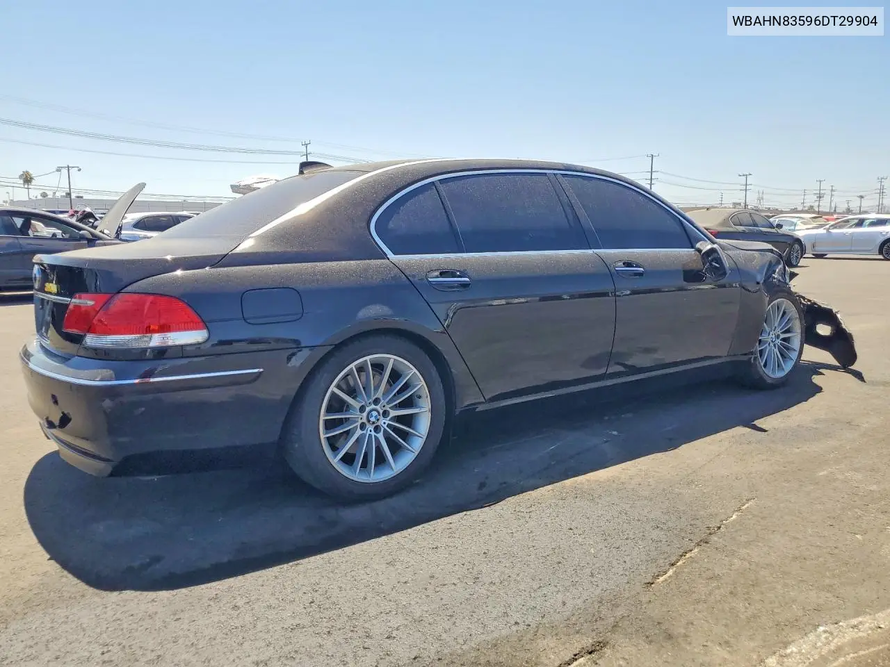 2006 BMW 750 Li VIN: WBAHN83596DT29904 Lot: 60782916