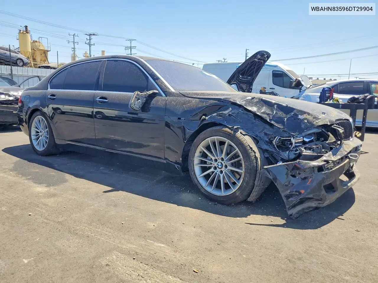 2006 BMW 750 Li VIN: WBAHN83596DT29904 Lot: 60782916