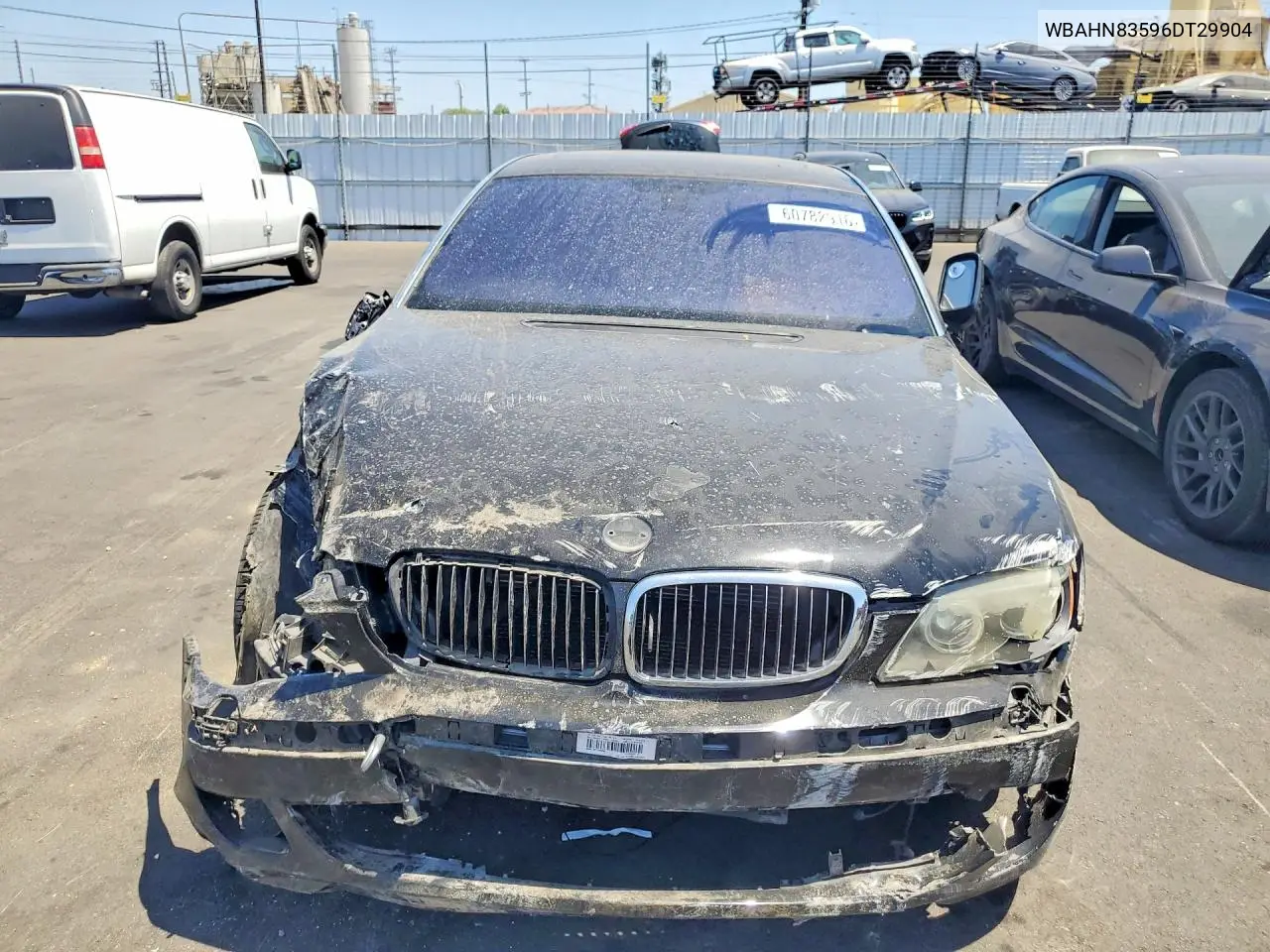 2006 BMW 750 Li VIN: WBAHN83596DT29904 Lot: 60782916