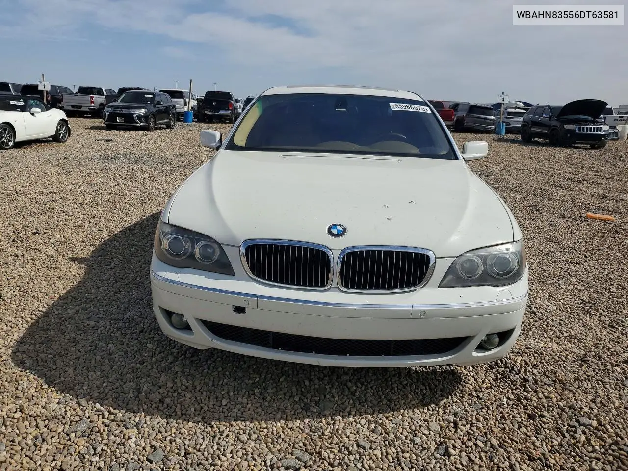 2006 BMW 750 Li VIN: WBAHN83556DT63581 Lot: 85966575