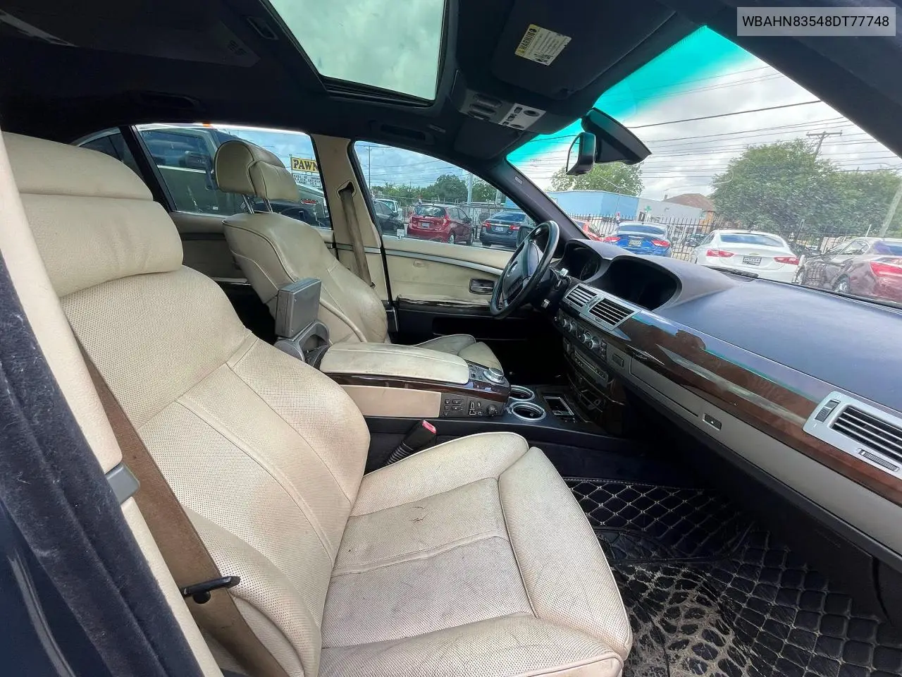 2008 BMW 750 Li VIN: WBAHN83548DT77748 Lot: 55248796