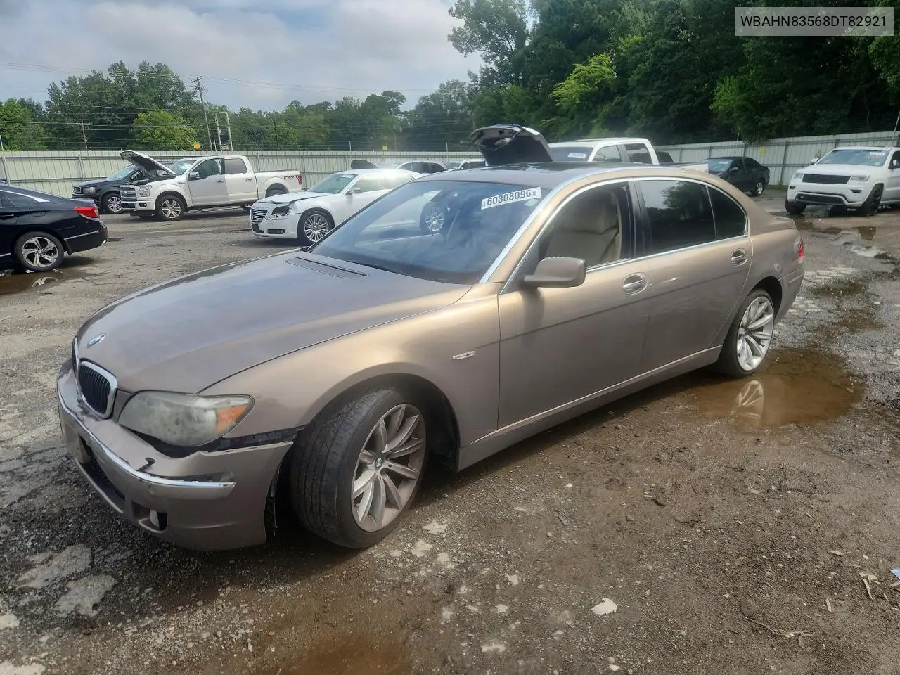 2008 BMW 750 Li VIN: WBAHN83568DT82921 Lot: 60308096