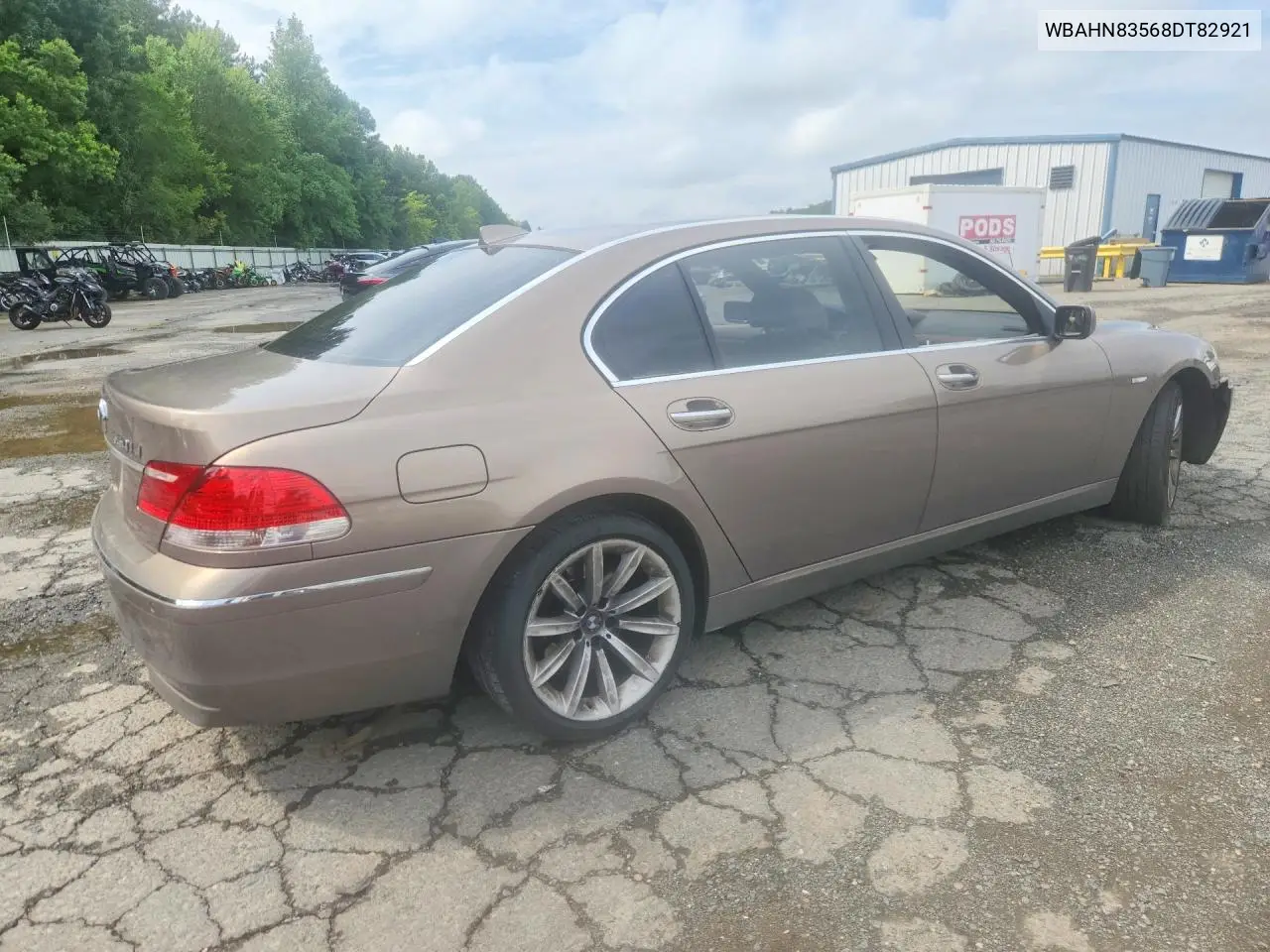 2008 BMW 750 Li VIN: WBAHN83568DT82921 Lot: 60308096