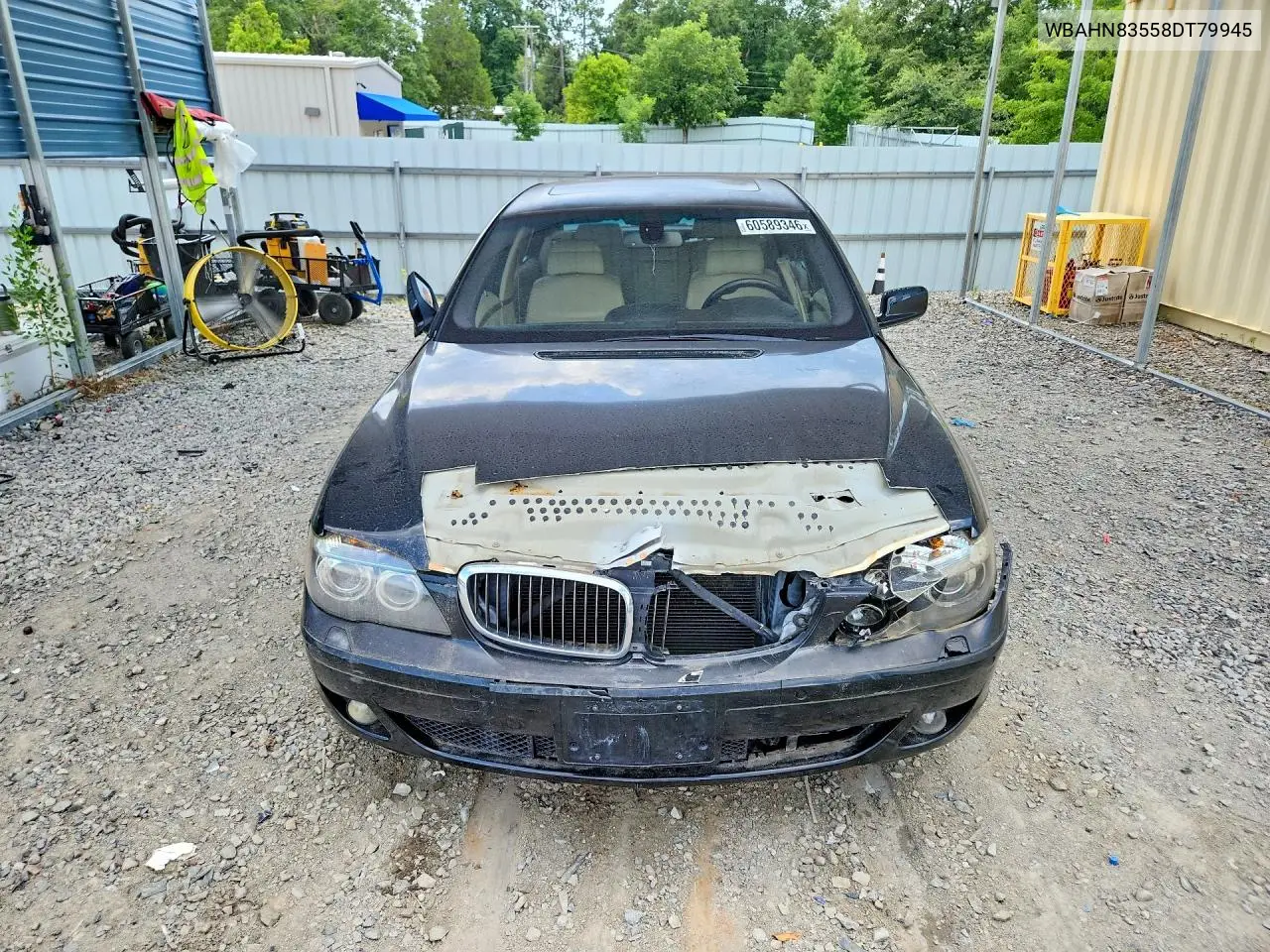 2008 BMW 750 Li VIN: WBAHN83558DT79945 Lot: 60589346