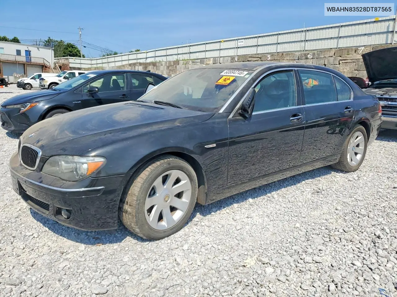 2008 BMW 750 Li VIN: WBAHN83528DT87565 Lot: 60894746