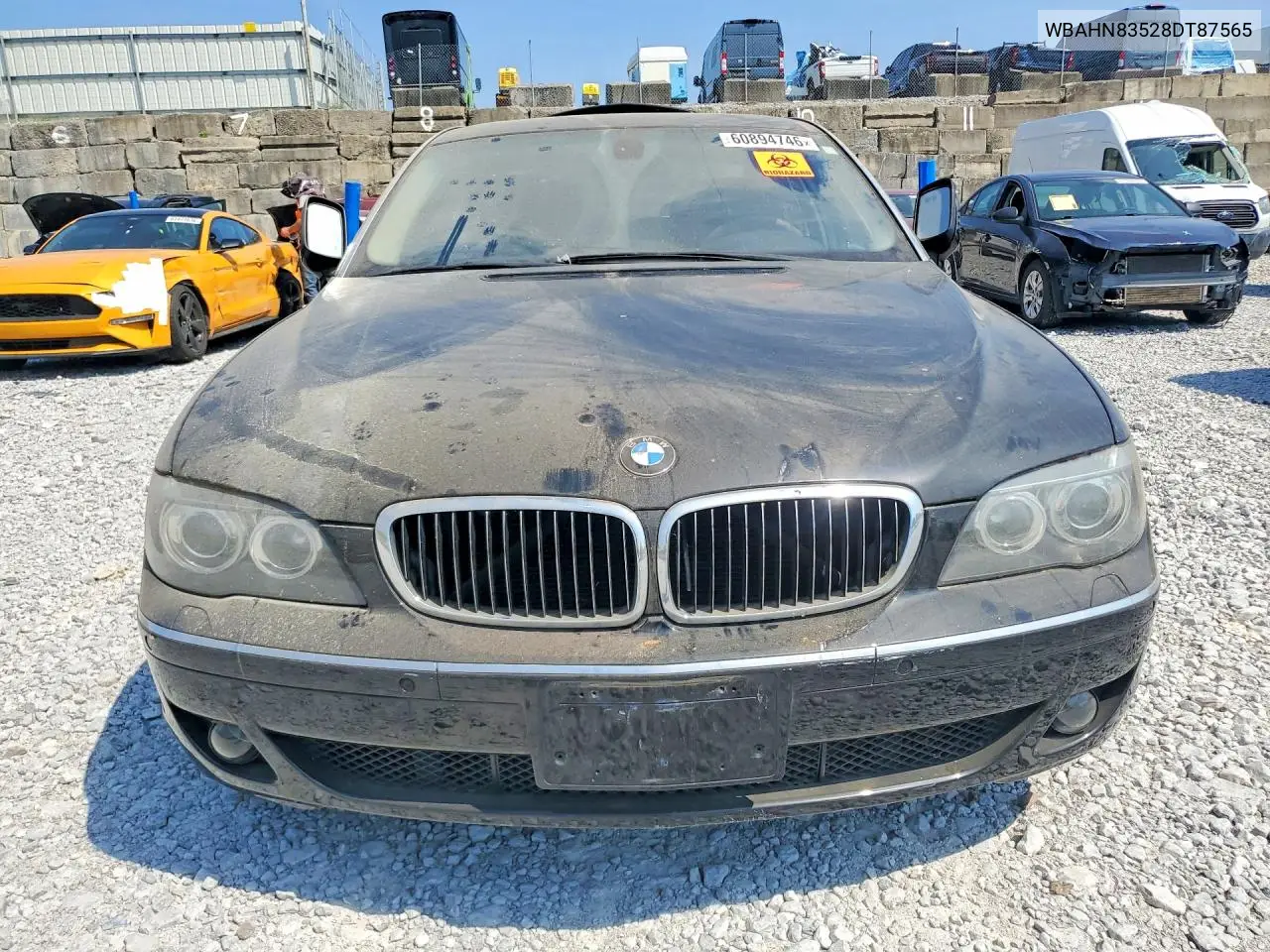 2008 BMW 750 Li VIN: WBAHN83528DT87565 Lot: 60894746