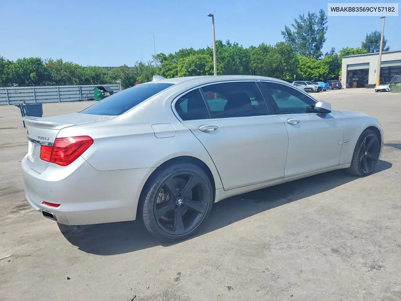 2009 BMW 750 Li VIN: WBAKB83569CY57182 Lot: 61575236