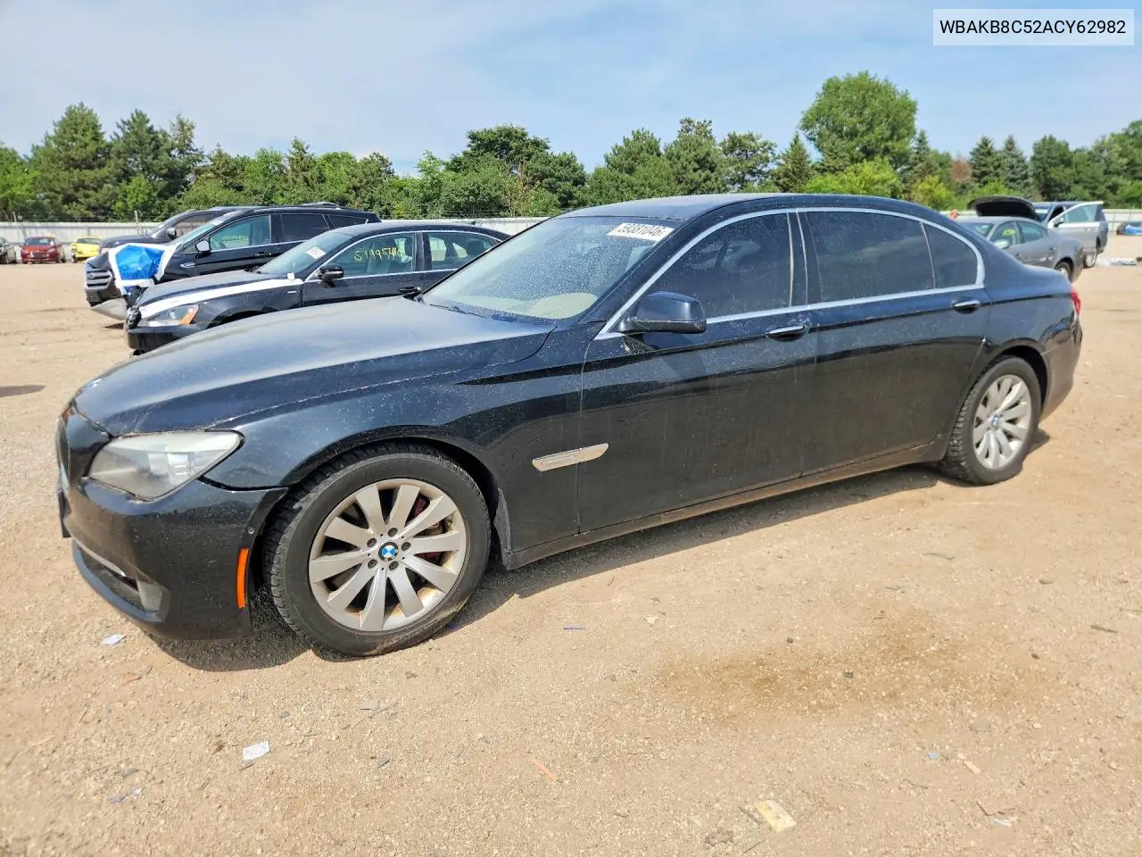 2010 BMW 750 Li VIN: WBAKB8C52ACY62982 Lot: 59381046