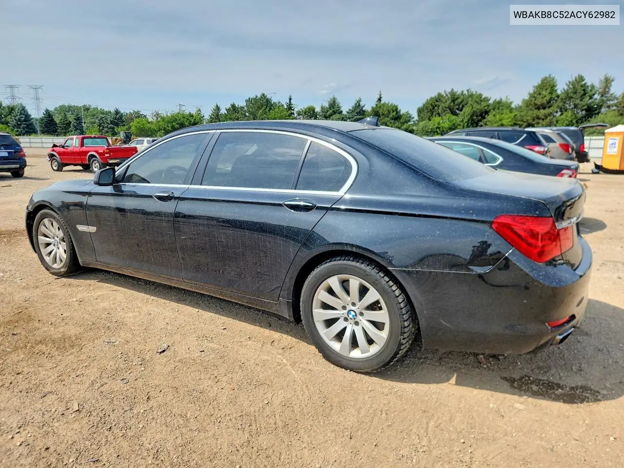 2010 BMW 750 Li VIN: WBAKB8C52ACY62982 Lot: 59381046