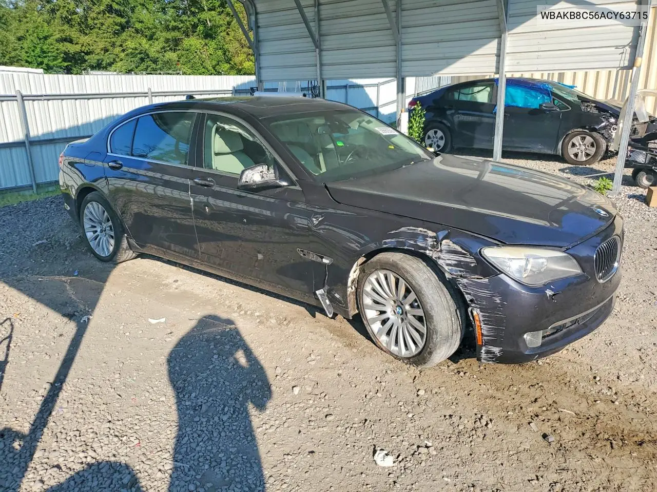 2010 BMW 750 Li VIN: WBAKB8C56ACY63715 Lot: 59860936