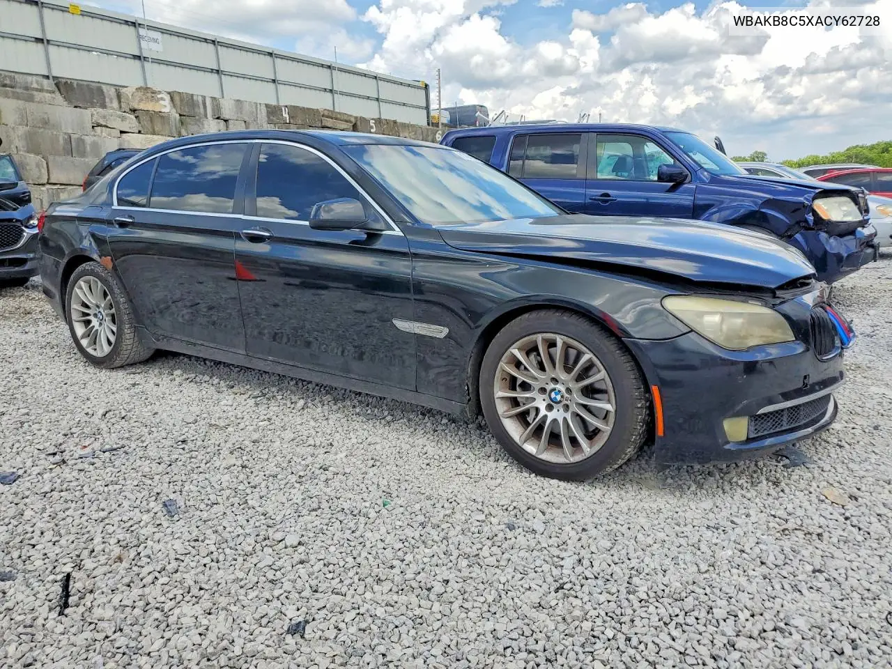 2010 BMW 750 Li VIN: WBAKB8C5XACY62728 Lot: 61404236