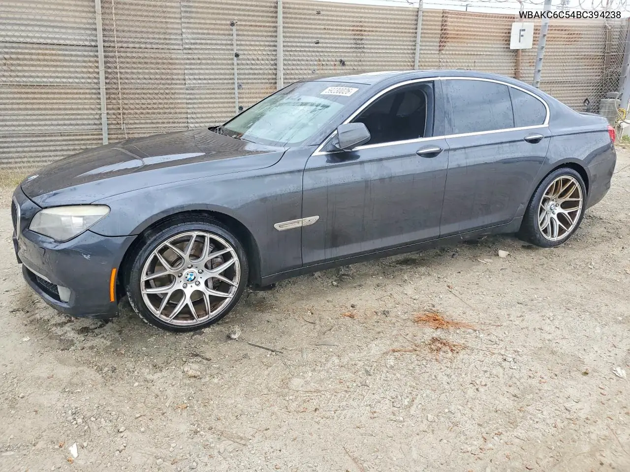 2011 BMW 750 Xi VIN: WBAKC6C54BC394238 Lot: 59230026